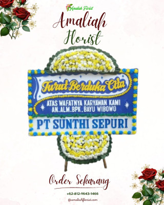 Papan Bunga Duka di Klandasan Ilir