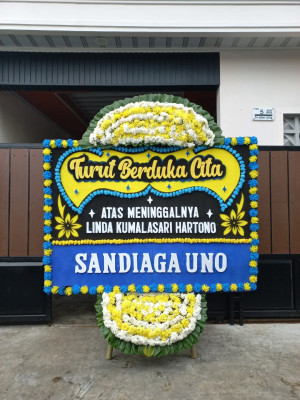 Papan Bunga Duka di Klandasan Ilir